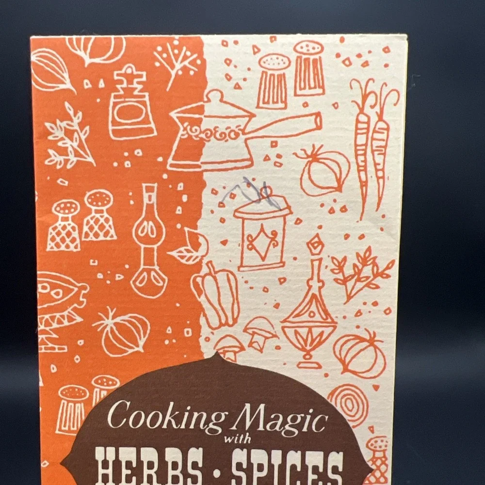 VTG McCormick Schilling COOKING MAGIC with Herbs Spices FOLDOUT BROCHURE (1969)
